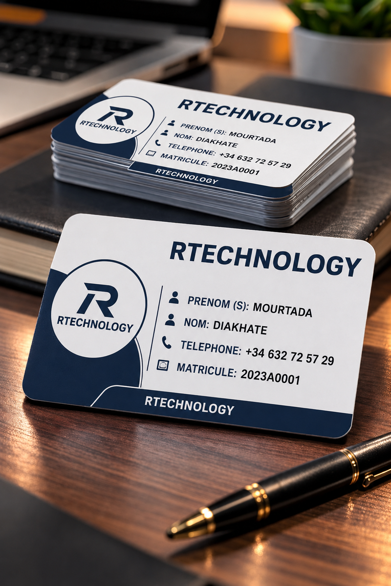 Cartes professionnelles RTechnology