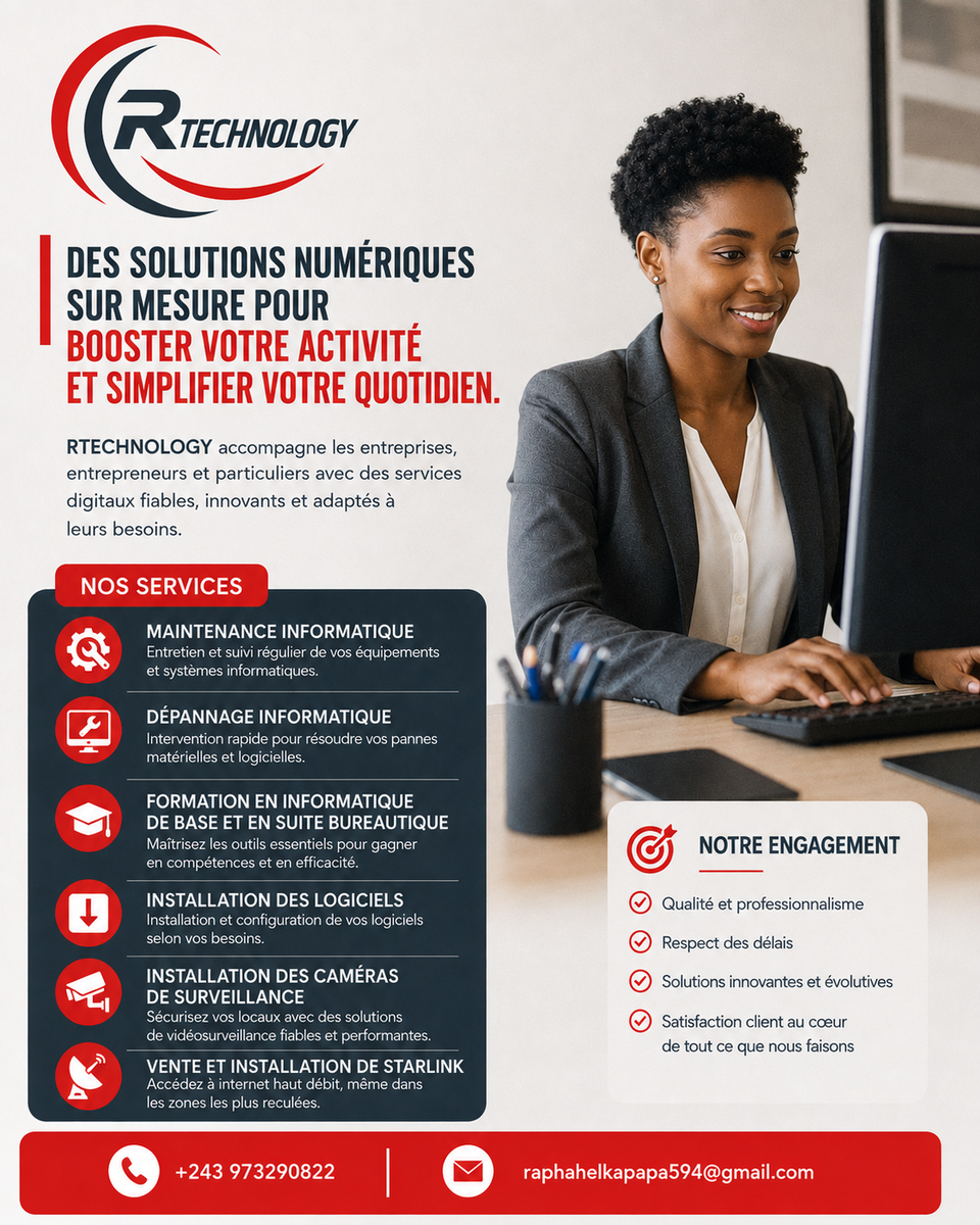 Affiche solutions numeriques sur mesure